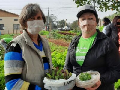 O protagonismo é das mulheres no Quintal Agroecológico do Bairro Canabarro, em Teutônia