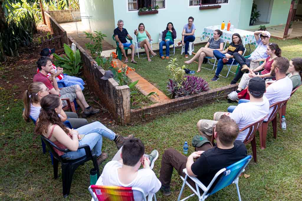 Jovens alemães visitam famílias agricultoras agroecológicas de Marechal Cândido Rondon 3 IMG 5683