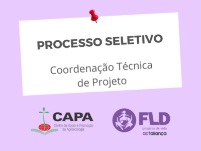 FLD-CAPA abre processo seletivo para Coordenação Técnica de Projeto em Marechal Cândido Rondon/PR