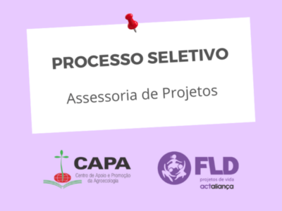 FLD-CAPA abre processo seletivo para Assessoria de Projetos para atuação no oeste do Paraná