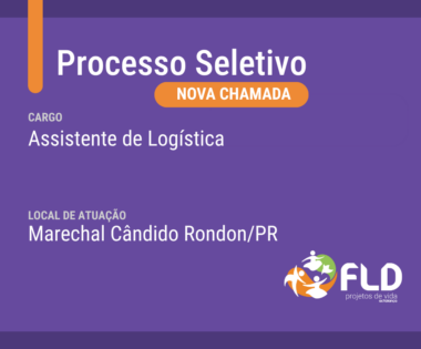 Processo seletivo para Assistente de Logística em Rondon