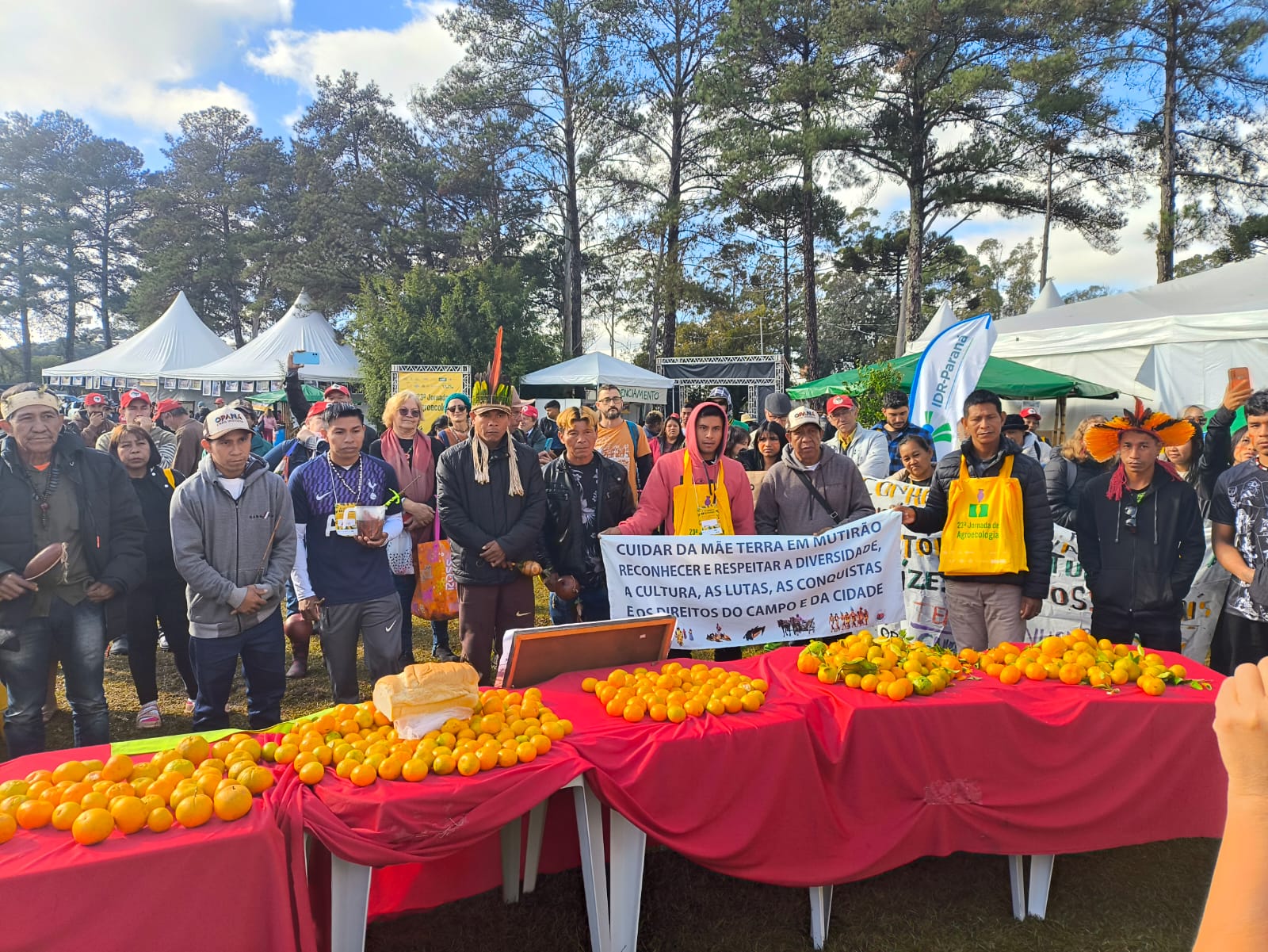 Presença Guarani na Jornada de Agroecologia